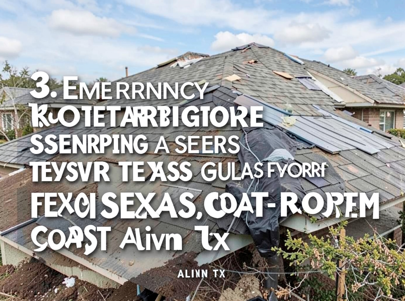3. Emergency Roof Tarping Essentials After a Severe Texas Gulf Coast Storm